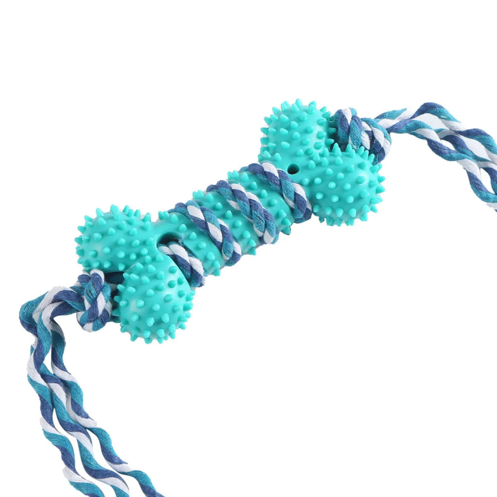 New Rope Bite Toy Ball for Dogs, for Teeth Cleaning