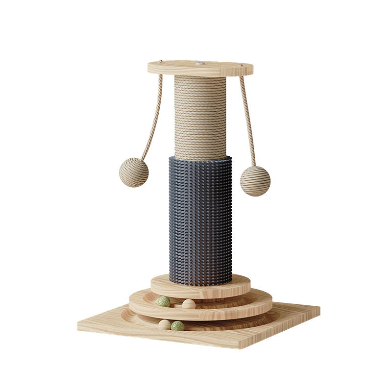Cat Scratching Post with Durable Sisal Rope and Toy