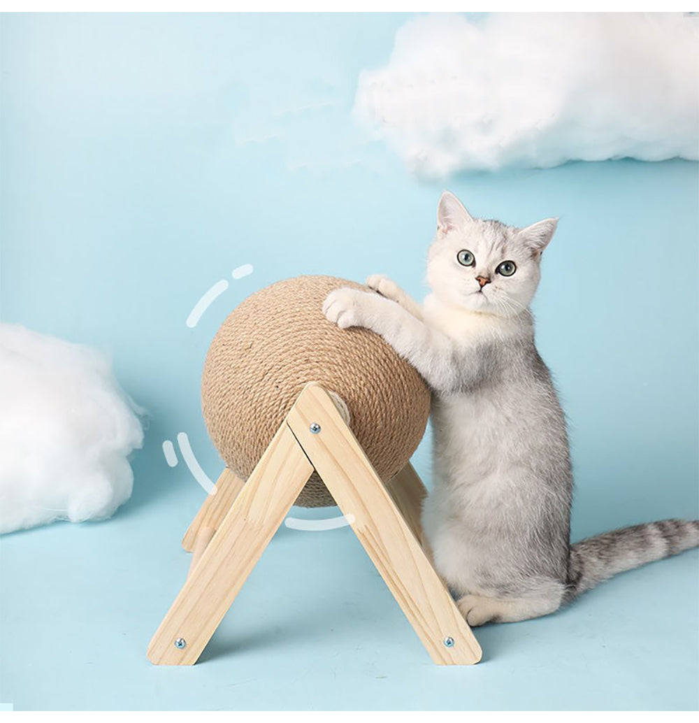 Cat Scratcher Ball Toy Made of Sisal Rope
