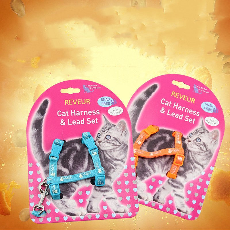 Reflective Cat Harness Vest for Night Safety
