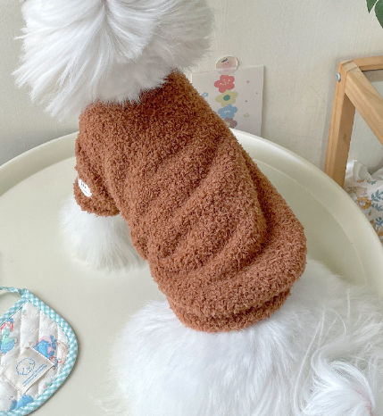 Double-Sided Thick Cloud Pet Clothes for Dogs and Cats