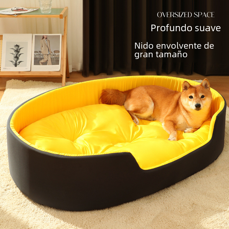 Nid lavable et réversible pour chiens et chats