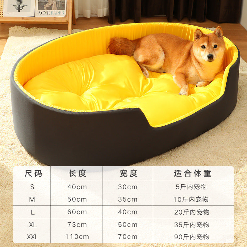Washable Double-Sided Pet Bed for Dogs and Cats