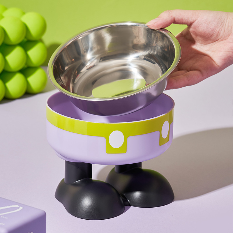 Cat Neck Protection Non-slip Anti-tumble Pet Bowl