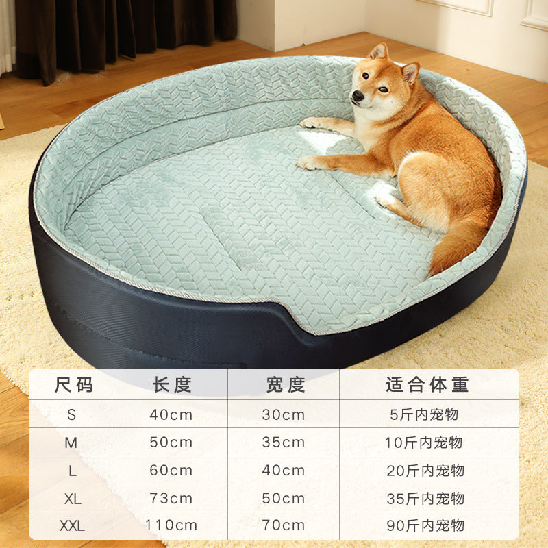 Washable Double-Sided Pet Bed for Dogs and Cats