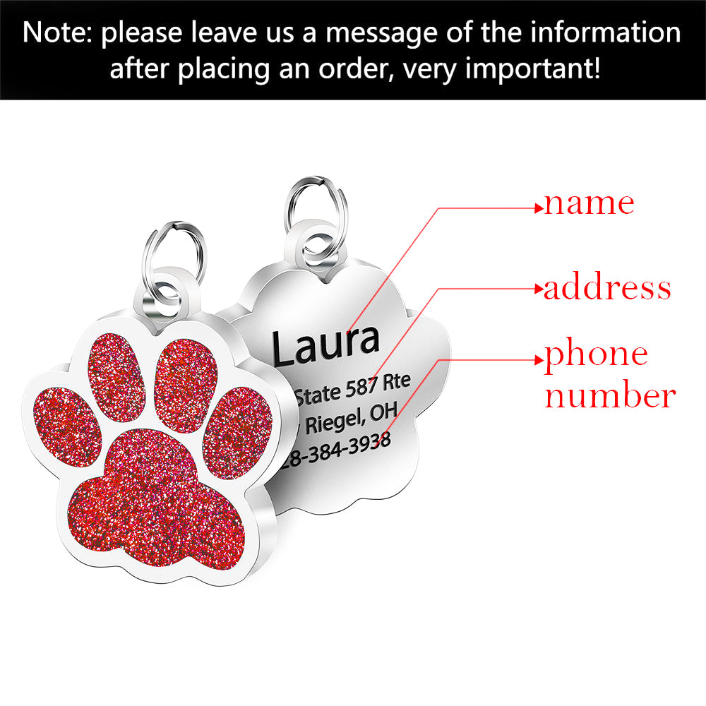 Personalized Stainless Steel Dog ID Tag for Pets