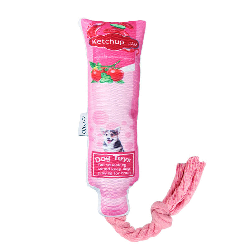 Bite-Resistant Canvas Toy for Dog Dental Care