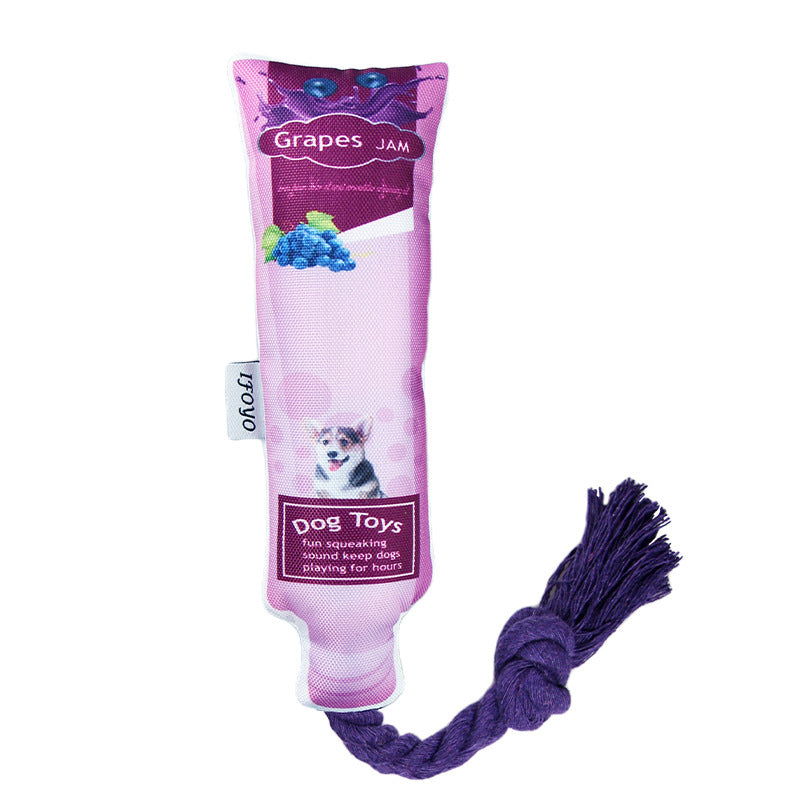 Bite-Resistant Canvas Toy for Dog Dental Care