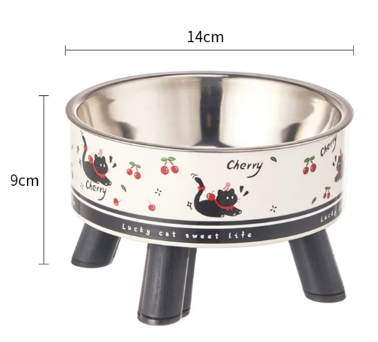 Cat Neck Protection Non-slip Anti-tumble Pet Bowl