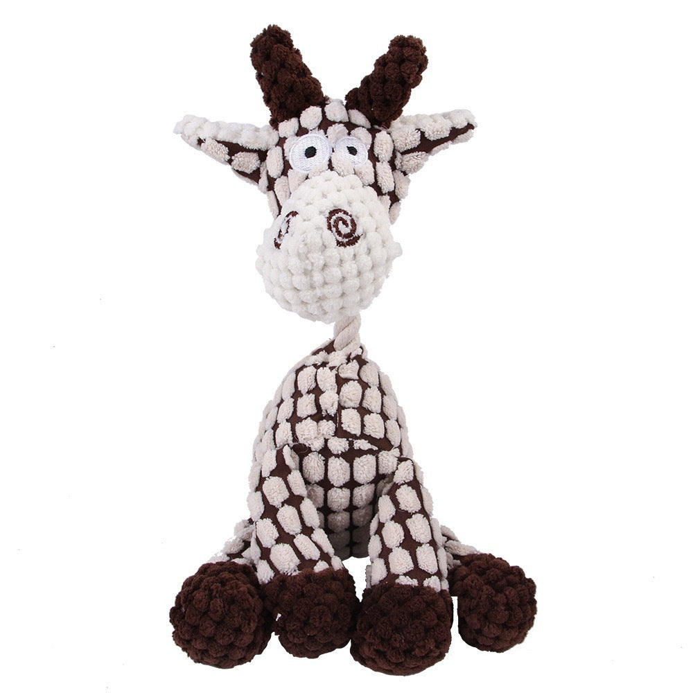 Durable Dog Chew Toys – Cartoon Pet Plush Toys