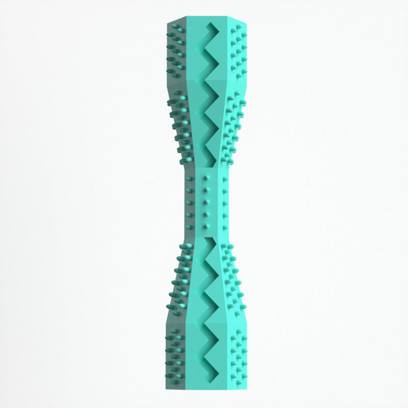Dog chew toys and toothbrush for teeth cleaning
