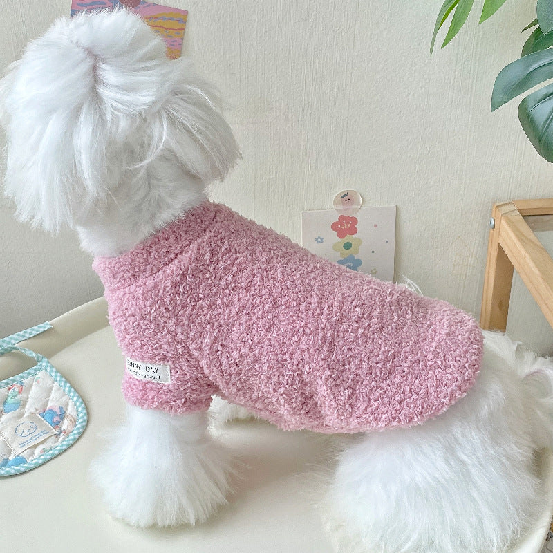Double-Sided Thick Cloud Pet Clothes for Dogs and Cats