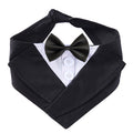 Dog Gentleman Suit with Bow Tie and Bib Towel
