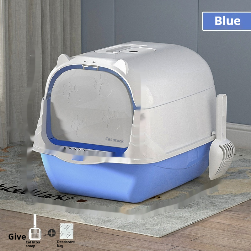 Large Covered Cat Litter Box