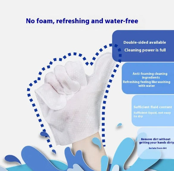 No-Rinse Pet Cleaning Gloves