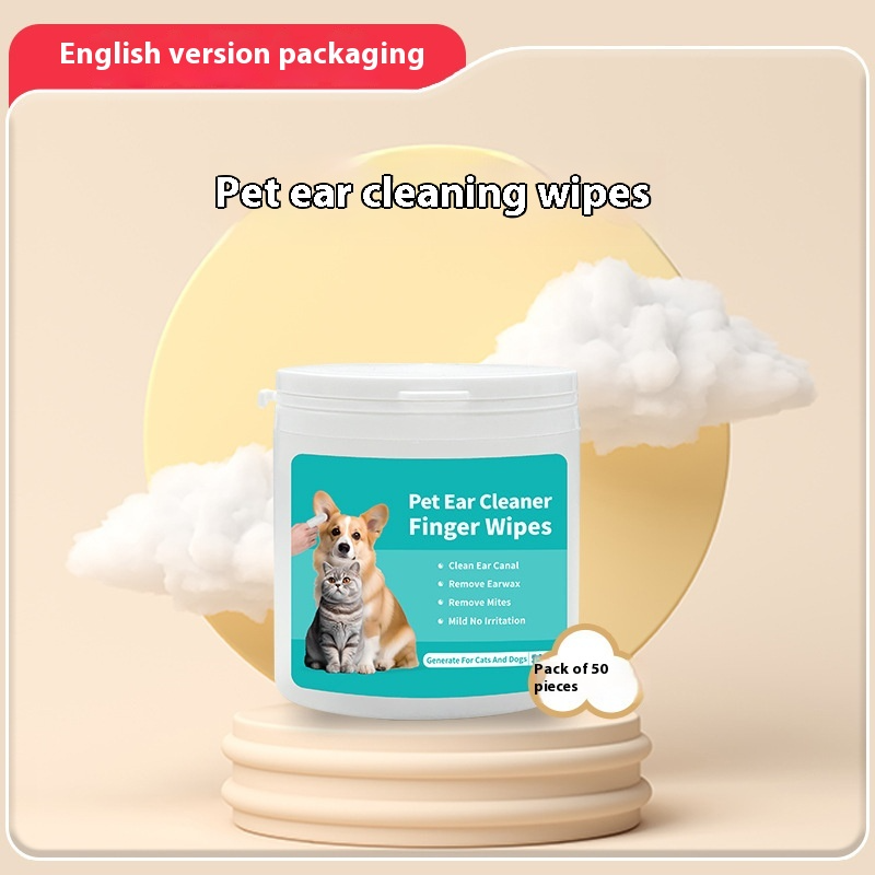 Finger Wipes for Pet Ear Cleaning