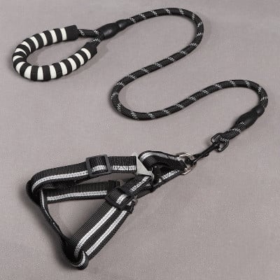 Dog Leash and Chest Harness for Pet Supplies