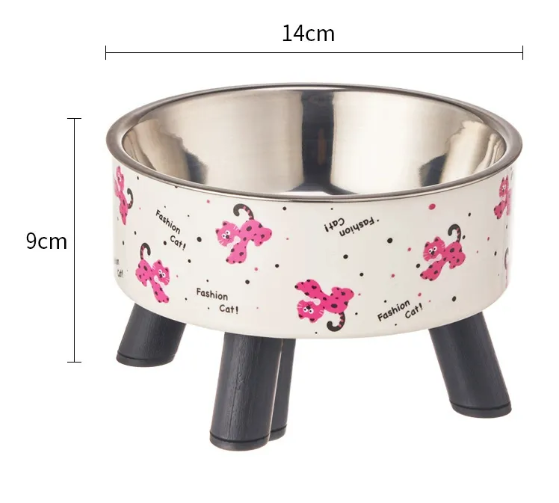 Cat Neck Protection Non-slip Anti-tumble Pet Bowl