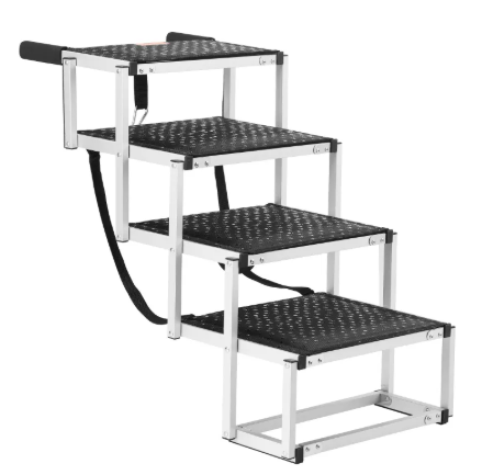 Foldable Aluminum Car Steps for Dogs