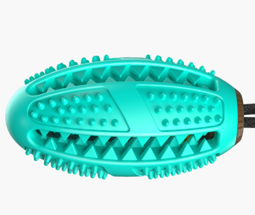 Dog Chew Toy – Rubber Bone Toothbrush for Teeth Cleaning