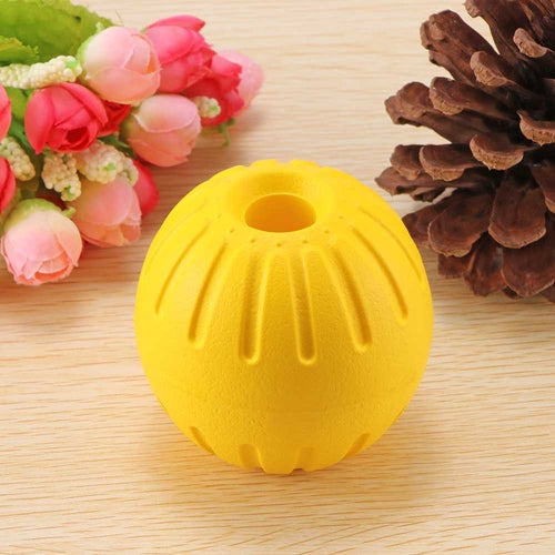 Hollow ball-shaped EVA pet toy