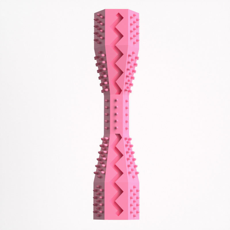 Dog chew toys and toothbrush for teeth cleaning