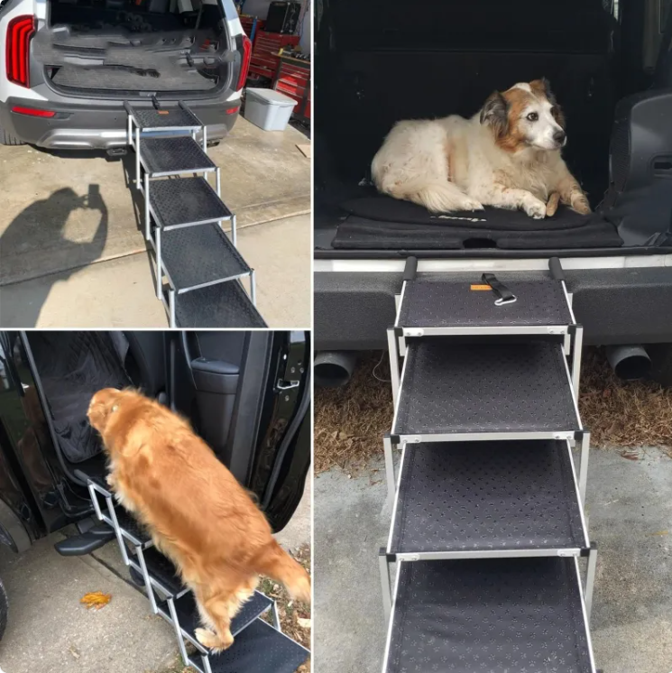 Aluminium Portable Pet Ramp-Stairs