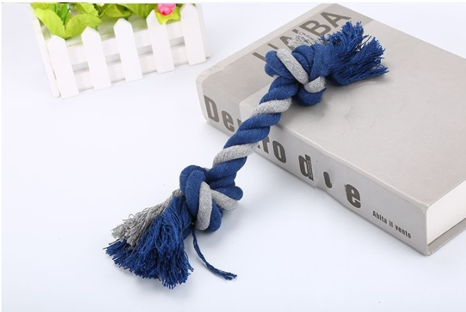 Large Rope Toy with Cotton Knots for Dogs – Training (28 cm)