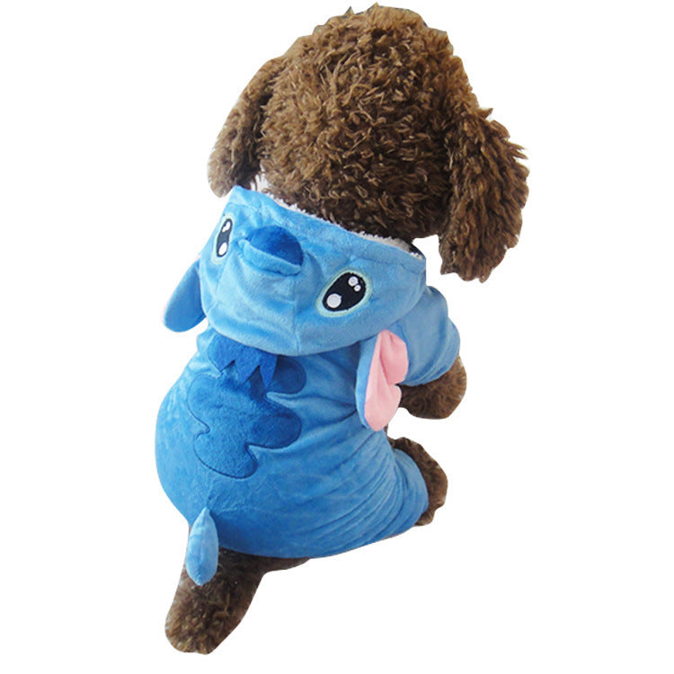 Four-Legged Pet Teddy Dog Clothes