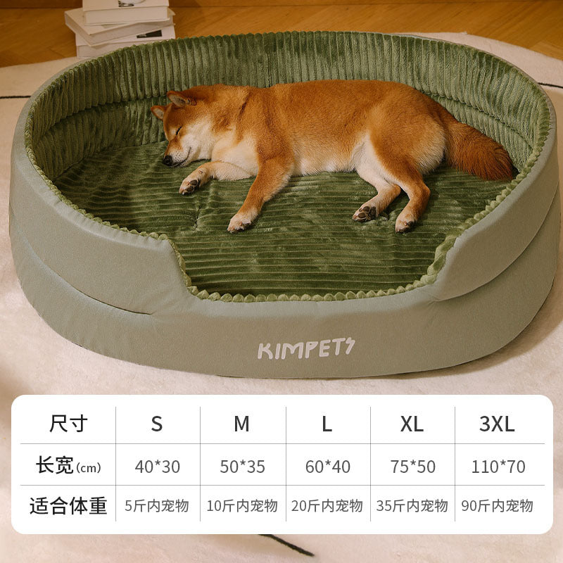 Washable Double-Sided Pet Bed for Dogs and Cats