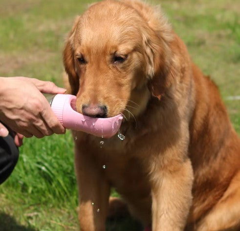 2-in-1 Portable Dog Water Bottle