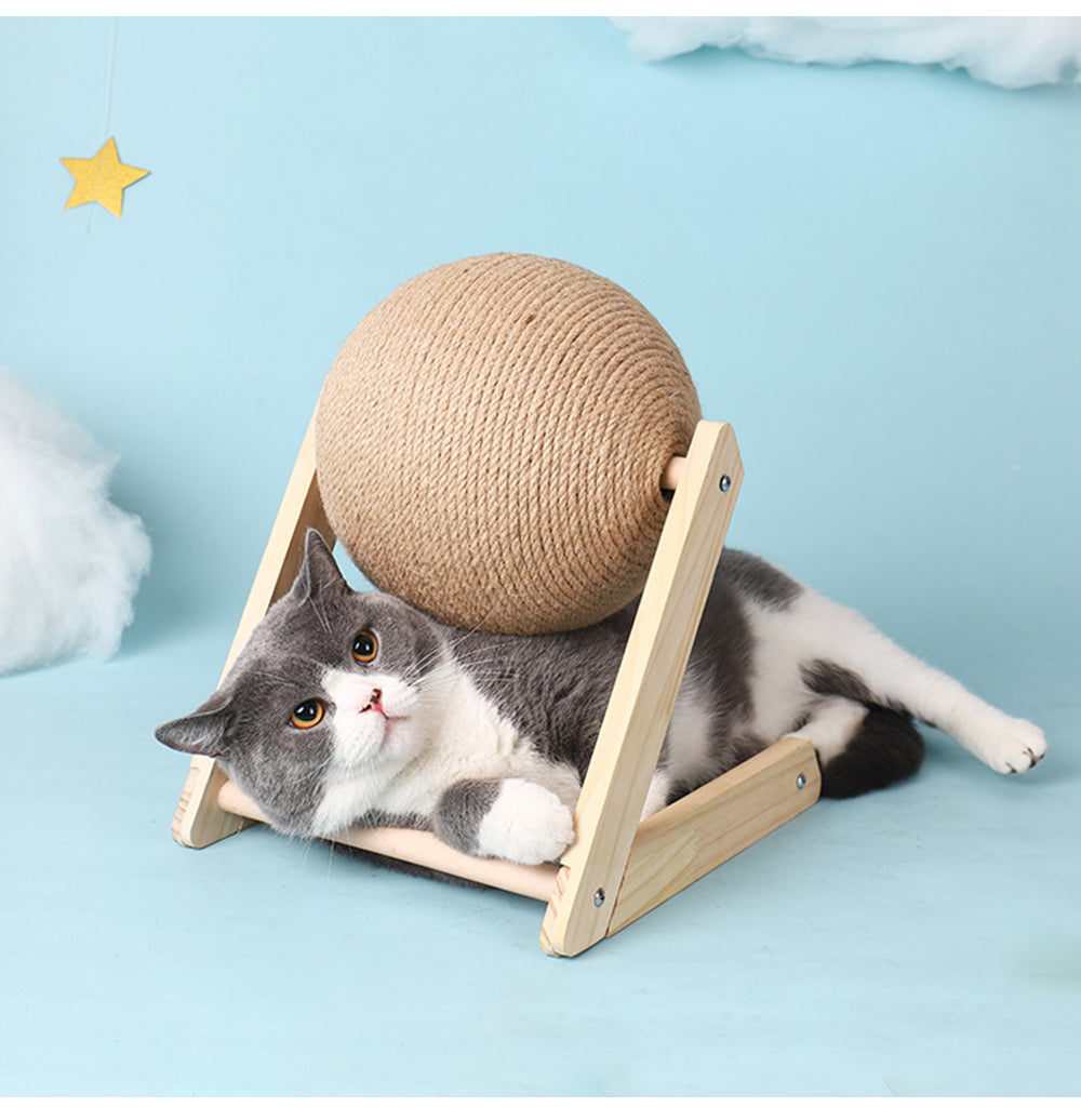 Cat Scratcher Ball Toy Made of Sisal Rope