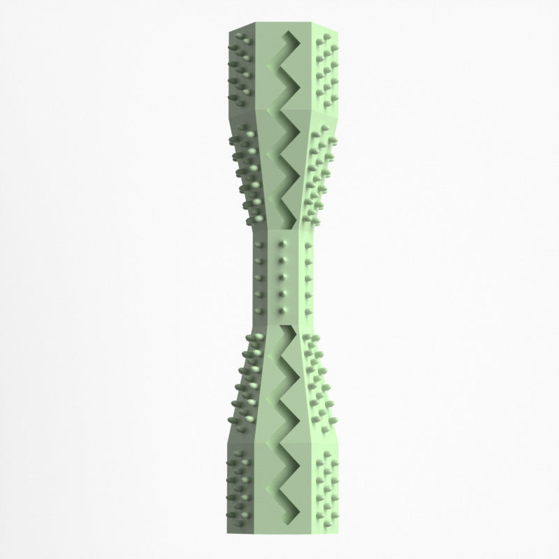 Dog chew toys and toothbrush for teeth cleaning