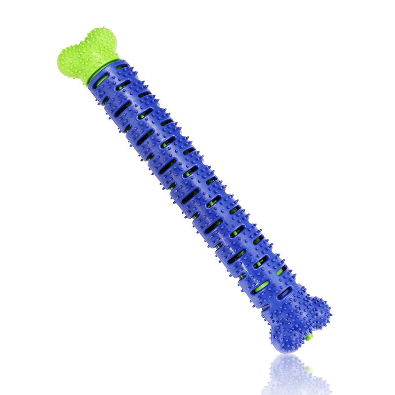 Durable Dog Chew Toy with Toothbrush Design for Cleaning