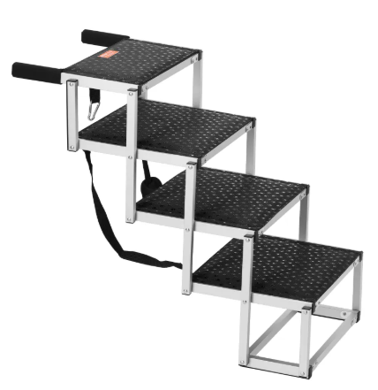 Foldable Aluminum Car Steps for Dogs