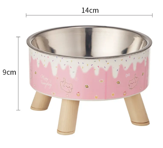 Cat Neck Protection Non-slip Anti-tumble Pet Bowl