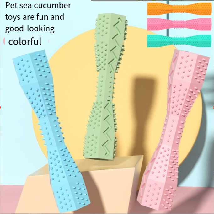 Dog chew toys and toothbrush for teeth cleaning