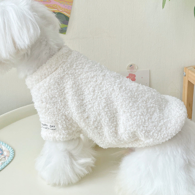 Double-Sided Thick Cloud Pet Clothes for Dogs and Cats