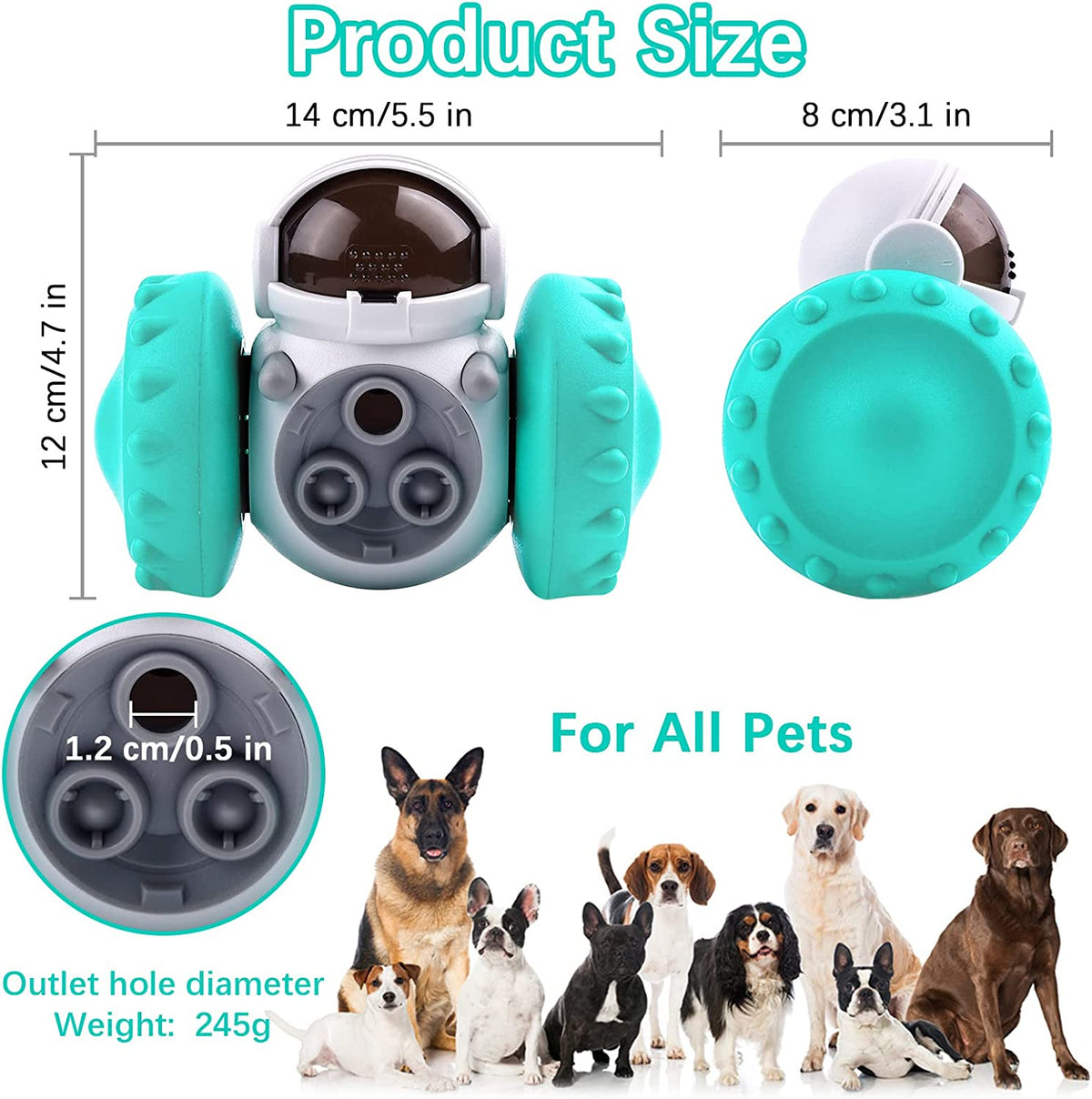 Interactive dog toys and slow feeder
