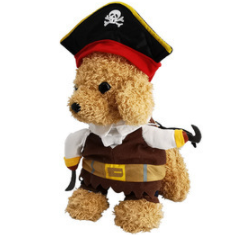 Cute and Funny Dog Riding a Horse Figurine