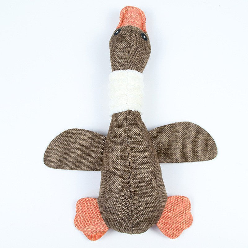 Durable Dog Chew Toys – Cartoon Pet Plush Toys