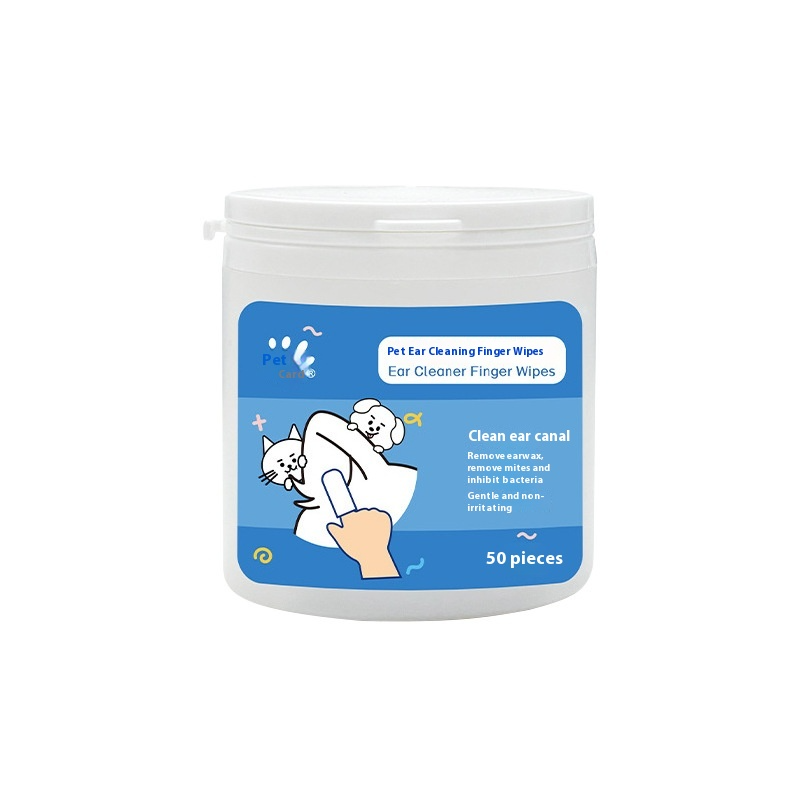 Finger Wipes for Pet Ear Cleaning
