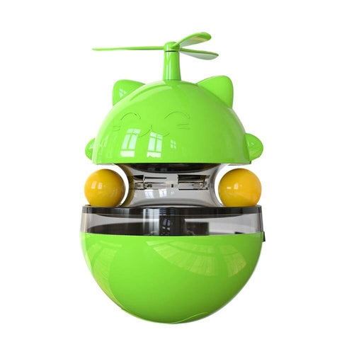 Διαδραστικά παιχνίδια για γάτες, διασκεδαστική αργής απελευθέρωσης ταΐστρα/διανομέας τροφής για κατοικίδια.