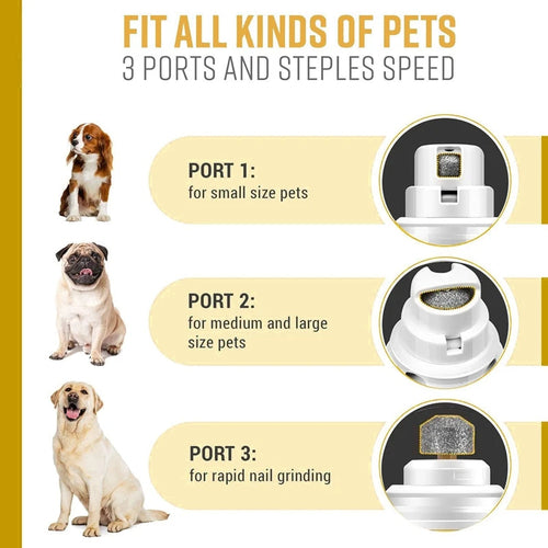 1 Set Electric Pet Nail Drill Multifunctional Pet Low Noise And
