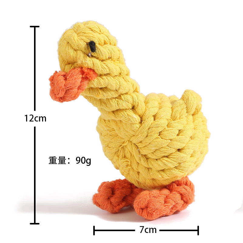 Durable Dog Chew Toys – Cartoon Pet Plush Toys