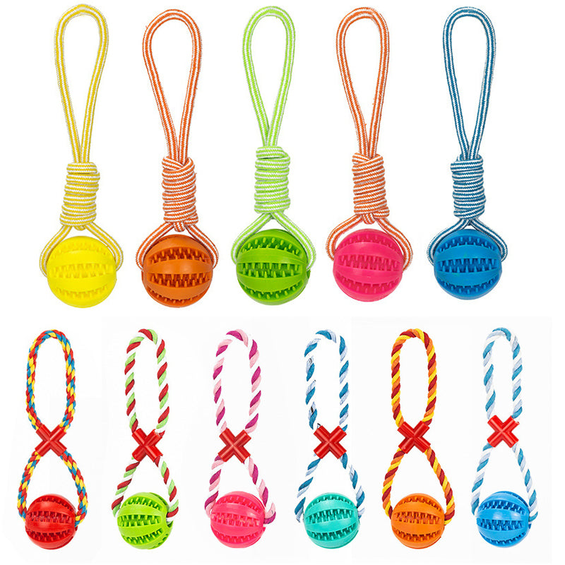 Interactive Bite-Resistant Tug Rope for Dogs