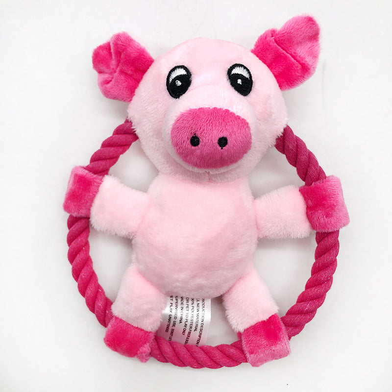 Cotton Rope Dog Toys – Cartoon Designs
