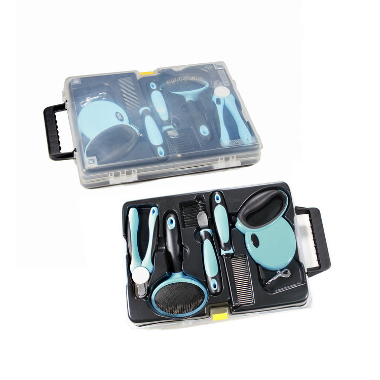 Pet Leash and Dog Grooming Kit