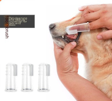 Dog Toothbrush and Cleaner for Pet Oral Hygiene Tool
