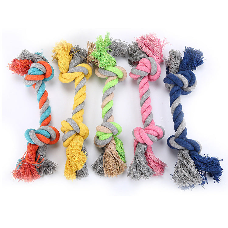 Large Rope Toy with Cotton Knots for Dogs – Training (28 cm)